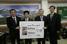 고려대 사회봉사단, 성북구에 성금품 전달