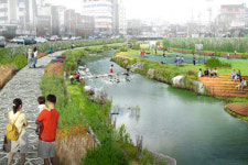 봉천사거리서 한강까지 자전거로 달린다