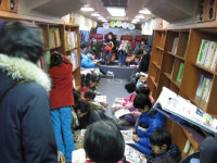 중랑천에 ‘책 읽는 버스’ 가 달린다