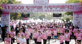 <포토뉴스> 상암은 지금 온통 핑크색