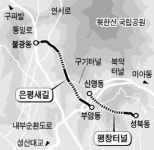 은평새길ㆍ 평창터널 조성 내달 본격화…통일로 교통난 ‘숨통’
