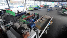 <포토뉴스>농산물이 안와 팔게 없어요