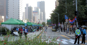 <포토뉴스>차없는 거리 산뜻한 도시