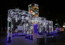 대구은행, 야간조명 ‘소망터널 희망기둥’ …점등식 가져