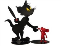 끊임없이 다투고, 사랑하는 톰과 제리는 바로 우리?…최정유의 조각