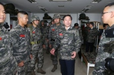 유정복 안행부장관 해병대 장병 격려