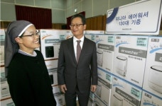 위니아만도 꿈나무 마을에 에어워셔 130대 기부 … 5년째 후원