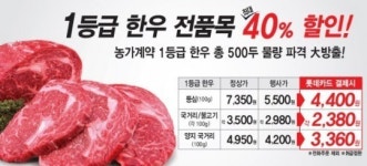 롯데슈퍼 ‘한우 통째로 잡는 날’…1등급 한우 500마리 통째로 잡았다