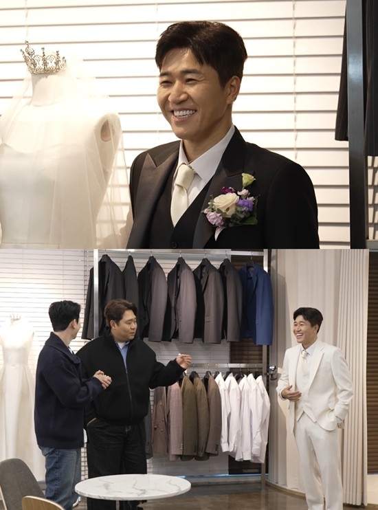 가수 김종민, 연예인들 축하 속 결혼식 열어