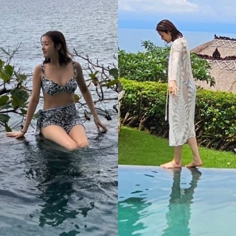 “이게 현실?” 강소라, 출산을 2번이나 했는데..섹시한 한뼘 비키니 자태