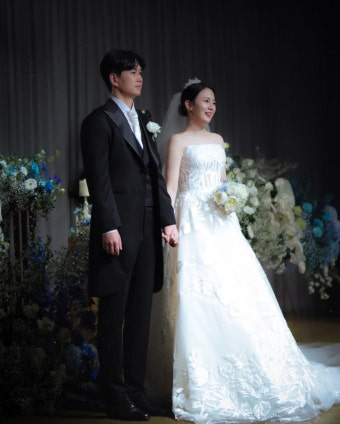 “서방님이라니 쑥스러워”..강은비, 변준필과 결혼식 여운 계속