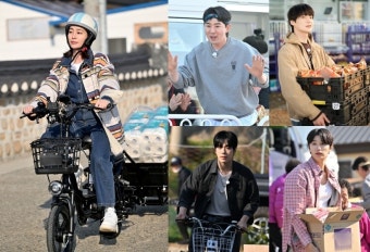 ‘가오정’ 이민정→안재현, 첫 촬영 케미 폭발..시골마을 편의점 배달 시작