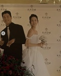 [뮤즈] ‘이혼→재혼X임신 동시 발표’ 양지원양준모, 결혼식 현장 공개…신랑 축가에 꿀 떨어지네