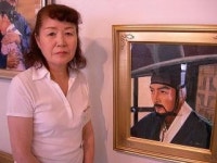 70살 화가팬, 도쿄서 `내속의 배용준씨 개인전 성황