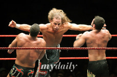 [포토] 숀 마이클스의 더블 크로스라인