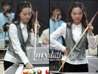 [MD포토] 차유람, 한손으로 내려찍기 쉽지 않네