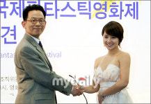 [MD포토] 영화배우 유진, 