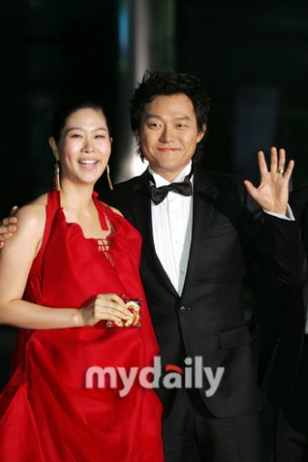 [MD포토] 남성진-김지영 커플, '아내가 몸 무겁지만…'