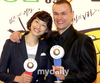 [MD포토] 안젤코-김연경 '우리 제법 잘 어울리죠?'