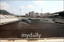 [MD포토] 창원 축구센터 건립 현장