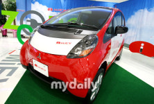 [MD포토] 세계최초 양산 전기자동차 아이미브