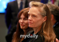 [MD포토] 제임스 캐머런 아내, 영화 