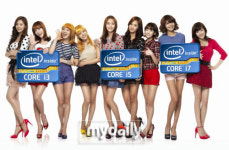 소녀시대, 아시아 대표 인텔 광고모델 됐다