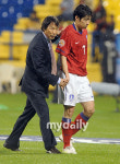 [MD포토] 박지성 치통 때문인가... 후반 교체