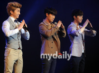 [MD포토] 우영-산이-준호 새로운 그룹결성?