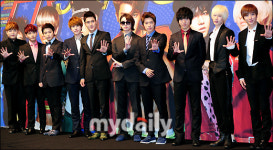 [MD포토] 슈퍼주니어, 5집으로 돌아왔어요!