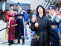 해품달 정일우, 라이벌 김수현과 마지막 기념촬영