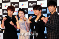 [MD포토] 동호,주다영 홀리랜드 화이팅