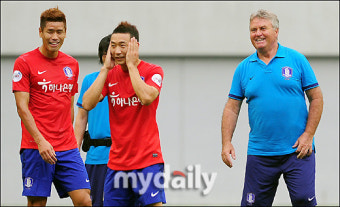 [MD포토] 즐거운 히딩크 감독