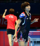 [MD포토] 석하정, 경기 좀 풀리는데~