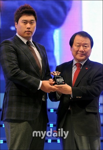 [MD포토] 류현진, '영원한 대전 시민 이에요'