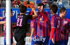 [MD포토] 이정형, 내 손으로 한골 막았어!