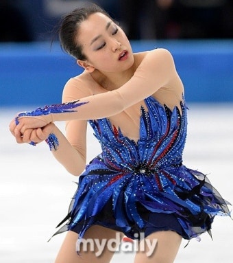 [MD포토] 아사다 마오 '김연아 보고 있냐'