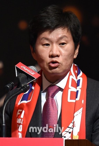 [MD포토] 인사말 하는 정몽규 회장