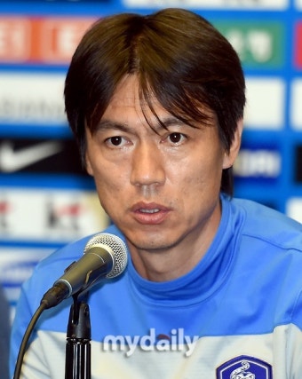 [MD포토] 홍명보 감독 '나는 대한민국 축구대표팀 감독이다'