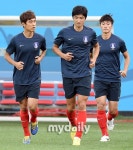 [MD포토] 박주영 (곽)태휘 형, 우리 16강 갈 수 있을까?