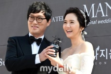 [MD포토] 고명환-임지은 "송일국에게 전수 받은 쌍둥이 비법을.."