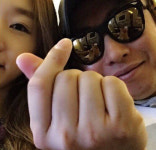 박명수 부부, 하트셀카…역시 서래마을 브란젤리나 커플