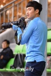 [MD포토] 김진수 '나는 손흥민 찍는 사진기자'
