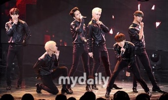 [MD포토] 빅스 '블랙 섹시 카리스마'
