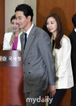 [MD포토] 조인성-최지우 국세청 홍보대사 위촉식 참석