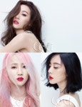 선미·예은·혜림, ‘입술 과즙 메이크업’으로 물오른 미모 자랑