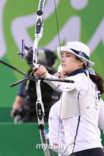 '2관왕 도전' 기보배, 여자양궁 개인전 4강 진출