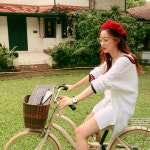 인형이 여기 있네?…태국 간 오연서, 무결점 미모