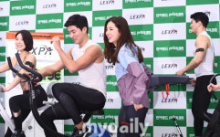 [MD포토] 한채아 멀뚱멀뚱 일일 트레이너?