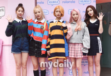 [MD포토] 걸그룹 엘리스 단체로 깜찍하게